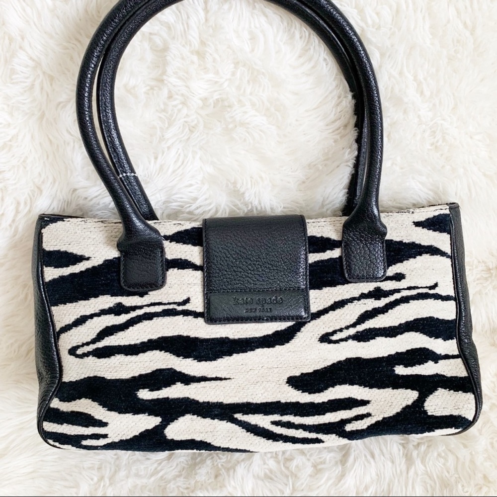 NWT Kate Spade Kariba Maddox black off white bag. - Picture 4 of 8